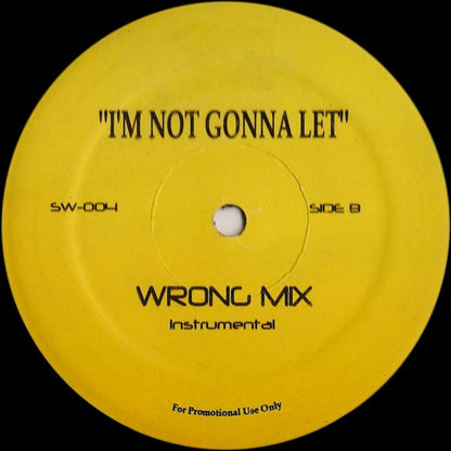Scott Wozniak : I'm Not Gonna Let (12", Promo)