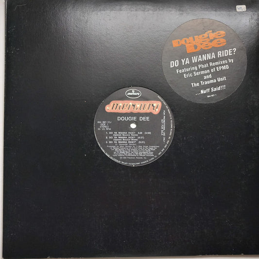 Dougie Dee : Do Ya Wanna Ride (12", Promo)