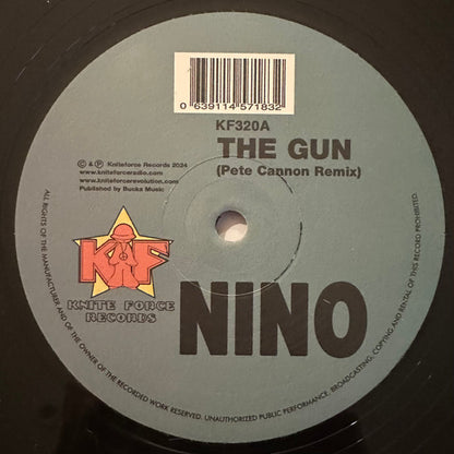 Nino : The Gun Remixes (12", Ltd)