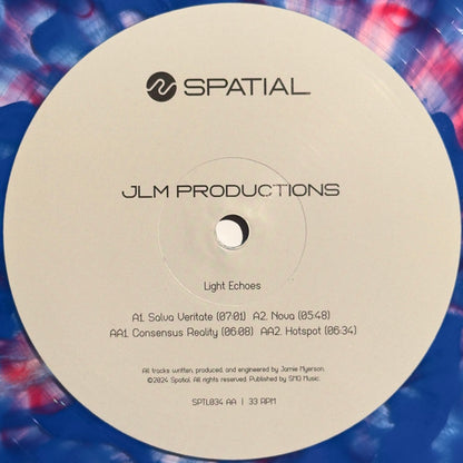 JLM Productions : Light Echoes (12", EP, Ltd, Col)