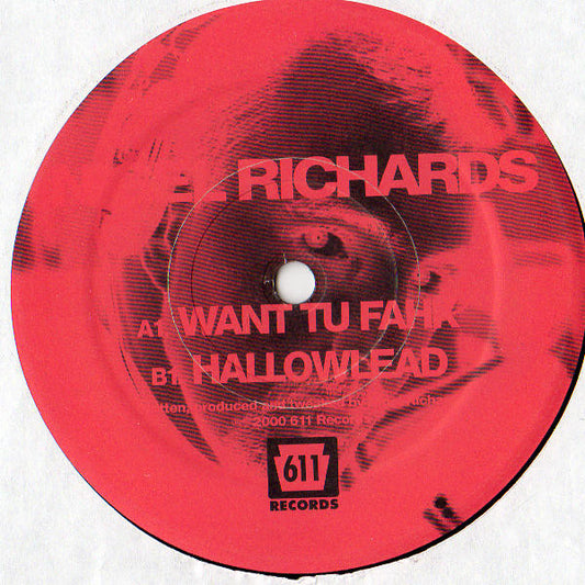 Nigel Richards : Want Tu Fahk (12")