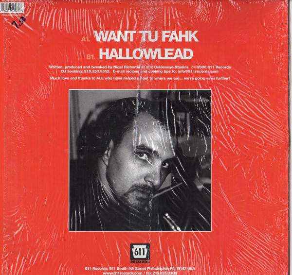 Nigel Richards : Want Tu Fahk (12")