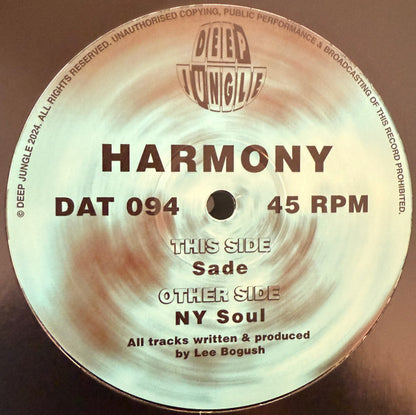 Harmony* : NY Soul / Sade (12")