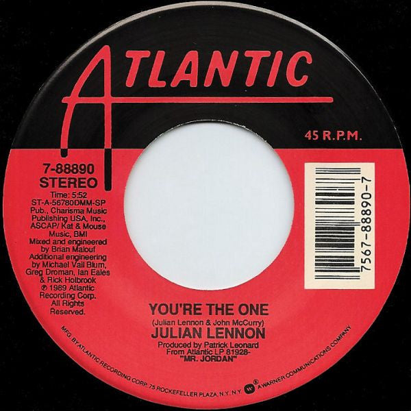 Julian Lennon : You're The One (7")