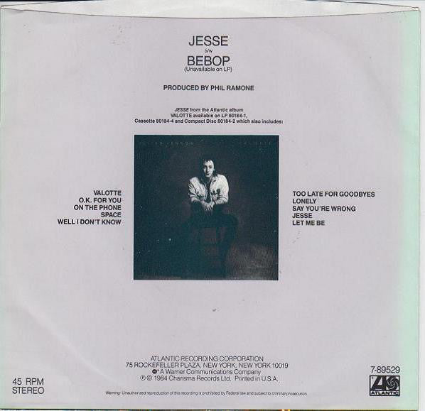 Julian Lennon : Jesse (7", Single, Spe)