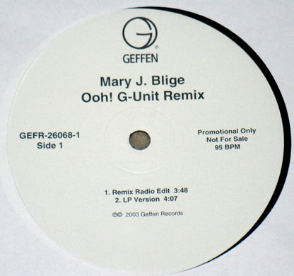 Mary J. Blige : Ooh! (G-Unit Remix) (12", Promo)