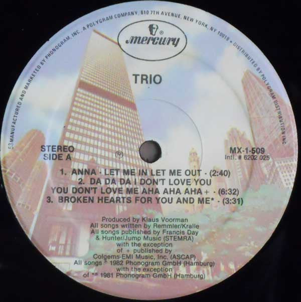 Trio : Trio (LP, MiniAlbum)