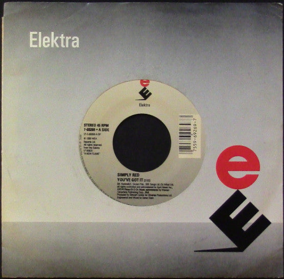 Simply Red : You've Got It (7", Single)