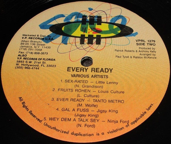 Various : Ever Ready - Vol. 1 (LP, Comp)