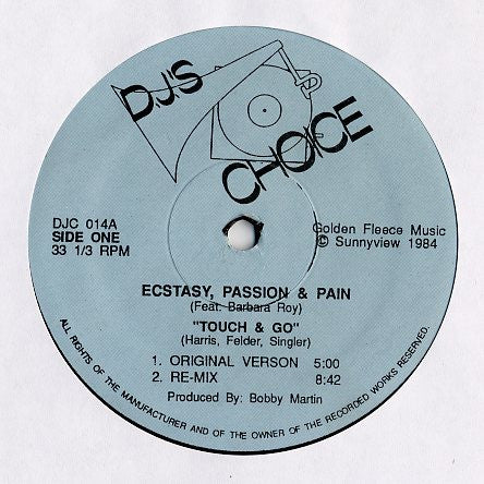 Ecstasy, Passion & Pain / Bobby Caldwell : Touch & Go / What You Won't Do For Love (12", Unofficial)