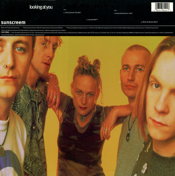 Sunscreem : Looking At You (12")