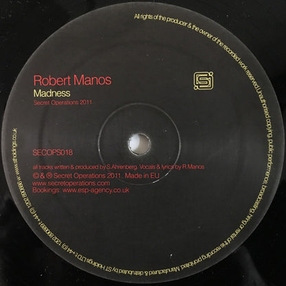 Robert Manos : Trouble (12")