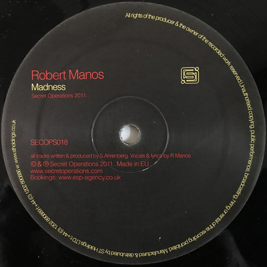 Robert Manos : Trouble (12")