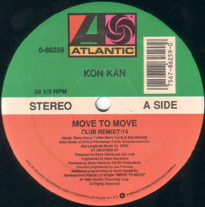 Kon Kan : Move To Move (12")