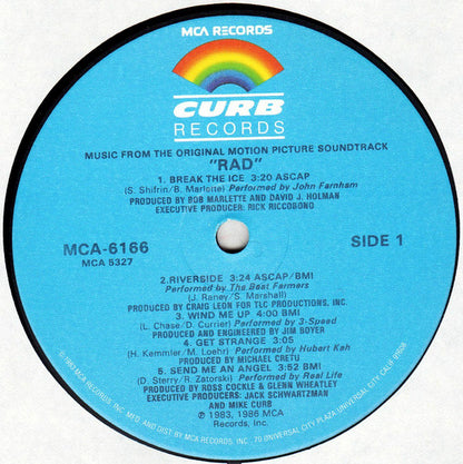 Various : Music From The Motion Picture Soundtrack - Rad (LP, Album)