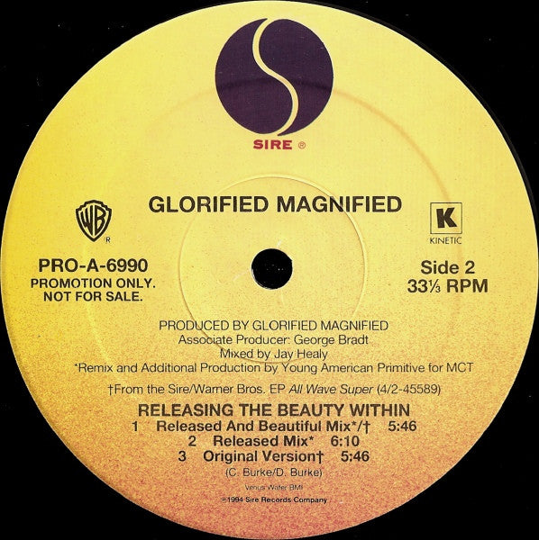 Glorified Magnified : Releasing The Beauty Within (12", Promo)