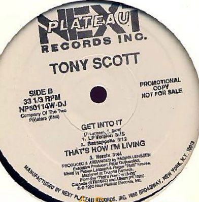 Tony Scott : Get Into It (12", Promo)