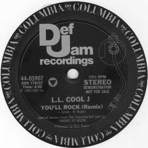 LL Cool J : You'll Rock (12", Promo)