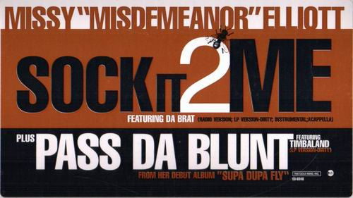 Missy "Misdemeanor" Elliott* Featuring Da Brat : Sock It 2 Me (12", Promo)