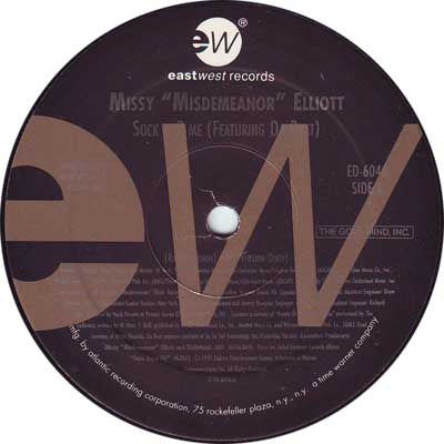 Missy "Misdemeanor" Elliott* Featuring Da Brat : Sock It 2 Me (12", Promo)