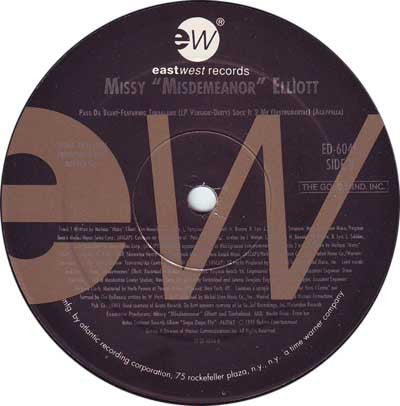 Missy "Misdemeanor" Elliott* Featuring Da Brat : Sock It 2 Me (12", Promo)