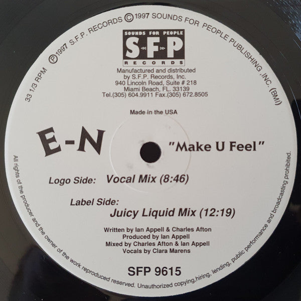 e-N : Make U Feel (12")