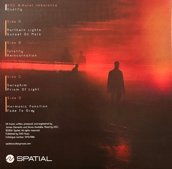 ASC & Aural Imbalance : Duality (2x12", Album, Ltd, S/Edition, Mul)
