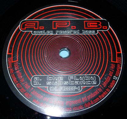 Analog Powered Bass : The Flyby  (12")