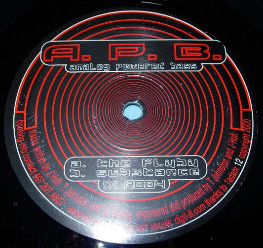 Analog Powered Bass : The Flyby  (12")