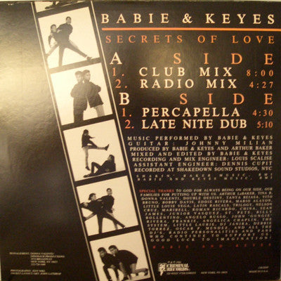 Babie And Keyes* : Secrets Of Love (12")