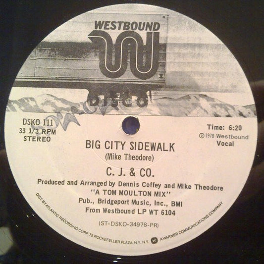 C.J. & Co : Big City Sidewalk (12", Promo)