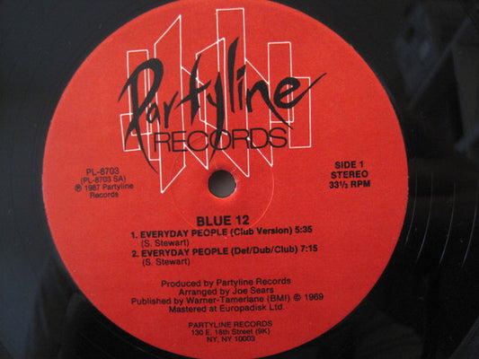 Blue 12 : Everyday People (12", 33 )