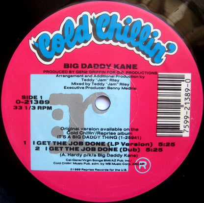 Big Daddy Kane : I Get The Job Done (12", Single)