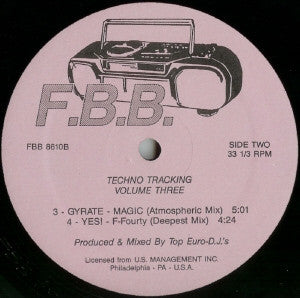 Various : Techno Tracking Volume Three (12", Unofficial)