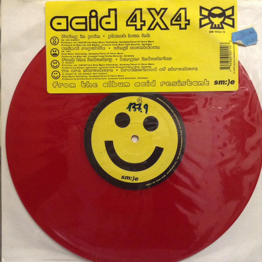 Various : Acid 4x4 (2x10", Comp, Red)