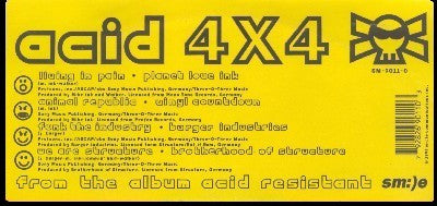 Various : Acid 4x4 (2x10", Comp, Red)