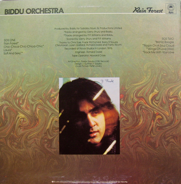 Biddu Orchestra : Rain Forest (LP, Album)