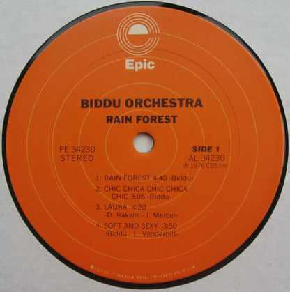 Biddu Orchestra : Rain Forest (LP, Album)
