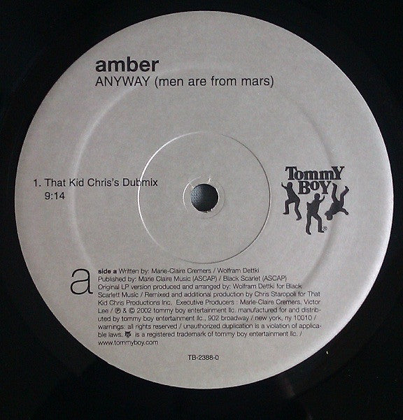 Amber : Anyway (Men Are From Mars) (Remixes) (12", Single)