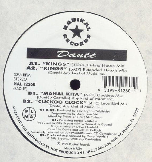 Danté* : Kings (12")