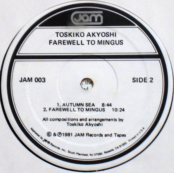 Toshiko Akiyoshi-Lew Tabackin Big Band : Farewell To Mingus (LP, Album, RE)