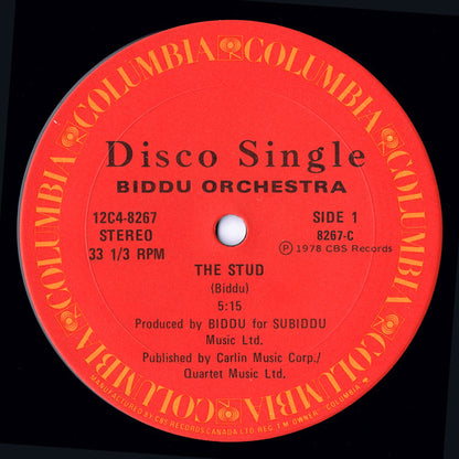 Biddu Orchestra : The Stud (12", Single)