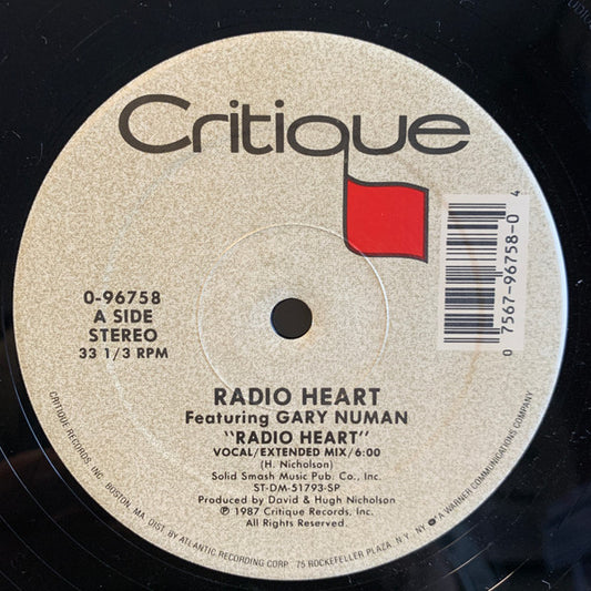 Radio Heart Featuring Gary Numan : Radio Heart (12", SP )