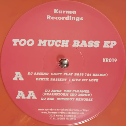 Various : Too Much Bass EP (12", EP, Ora)