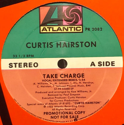 Curtis Hairston : Take Charge (12", Promo)