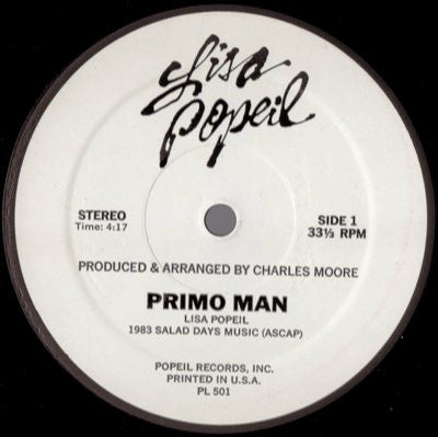 Lisa Popeil : Primo Man (12", Single)