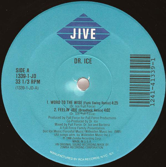 Doctor Ice : Word To The Wise (12")
