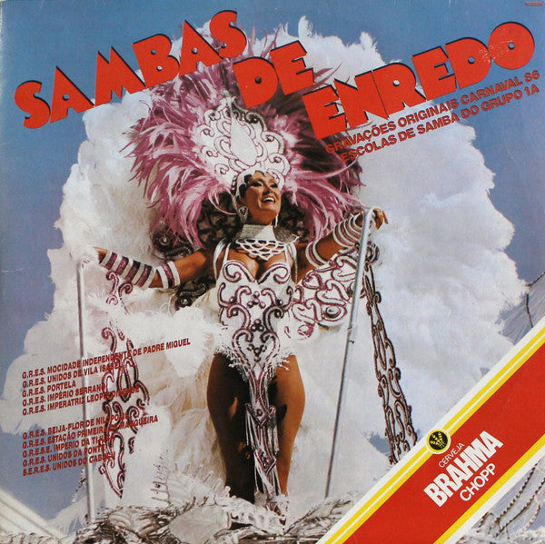 Various : Sambas De Enredo Gravações Originais Carnaval 86 Escolas De Samba Do Grupo 1A (LP, Album)