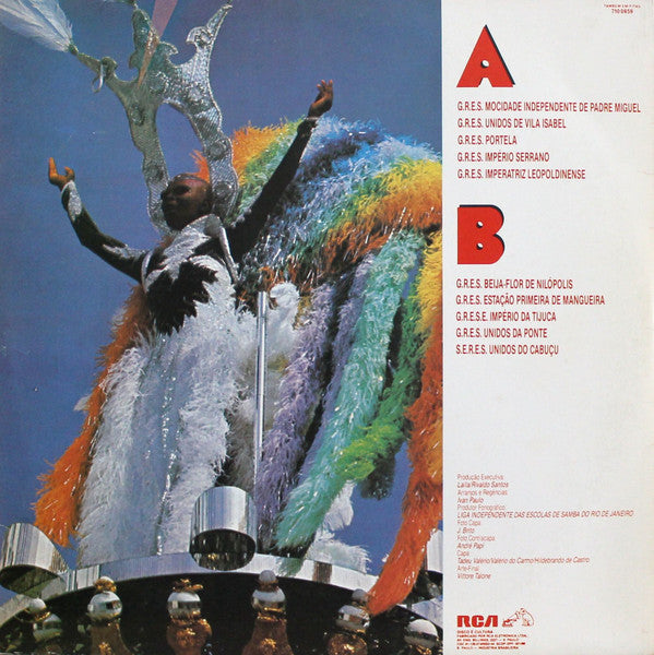 Various : Sambas De Enredo Gravações Originais Carnaval 86 Escolas De Samba Do Grupo 1A (LP, Album)