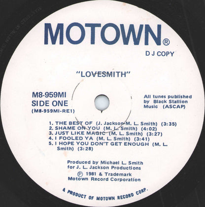 Lovesmith : Lovesmith (LP, Album, Promo)
